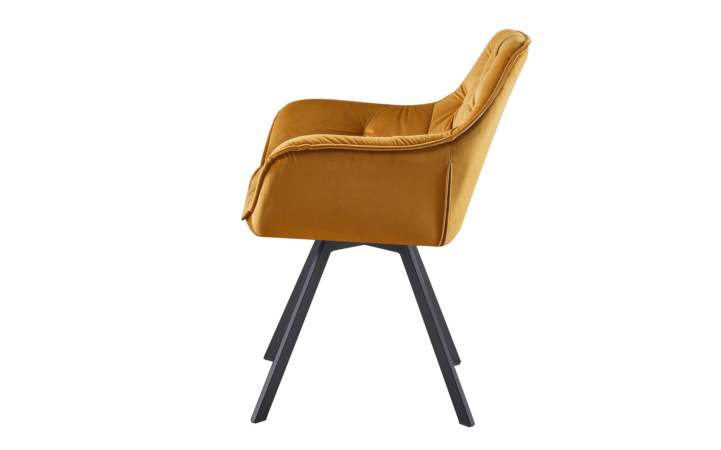 Scaun de masa Antin, mustar  3